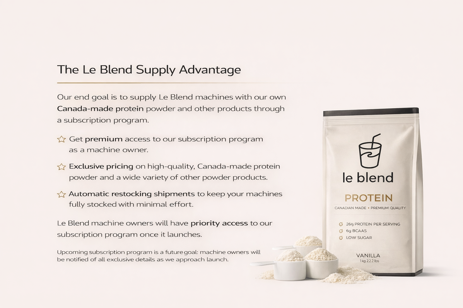 LeBLEND Vending Machine