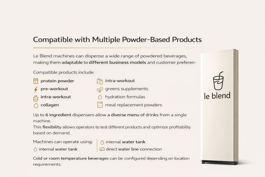 LeBLEND Vending Machine